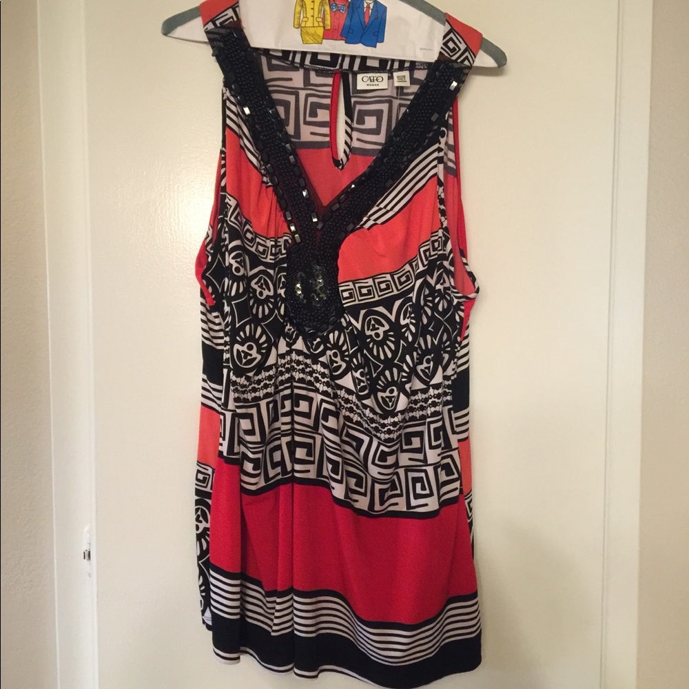 Bedazzled lovely summer blouse